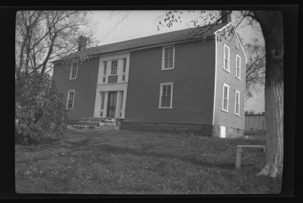 Clapboarded house in Millersburg, Kentucky in Bourbon County
