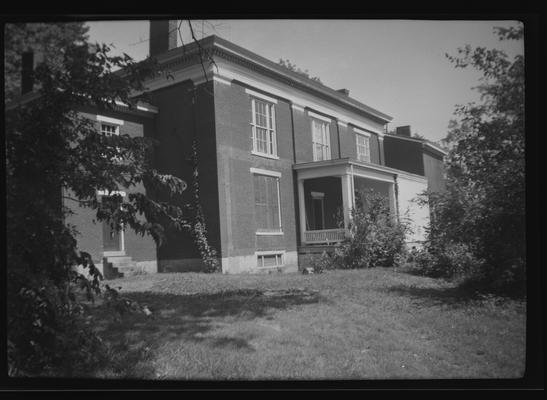 Rear of house on Winchester Road, Fayette County, Kentucky