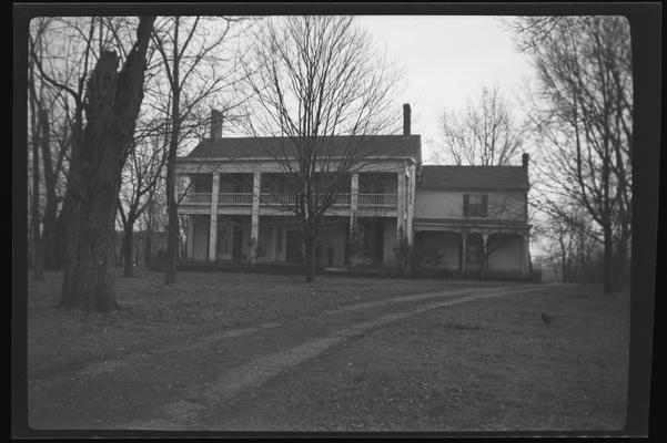 House built in 1854, Versailles Road, Lexington, Kentucky in Fayette County