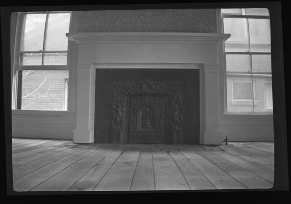 Fireplace at the William Wilson House, 259 East High Street, Lexington, Kentucky in Fayette County