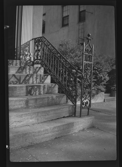 Iron work at 182 North Broadway Road, Lexington, Kentucky in Fayette County