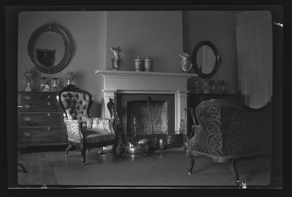 Fireplace at Mrs. Libbis House, Kentucky