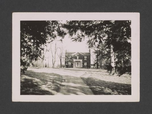 John Clark House, Auvergne, Tates Creek Road, Lexington, Kentucky in Fayette County