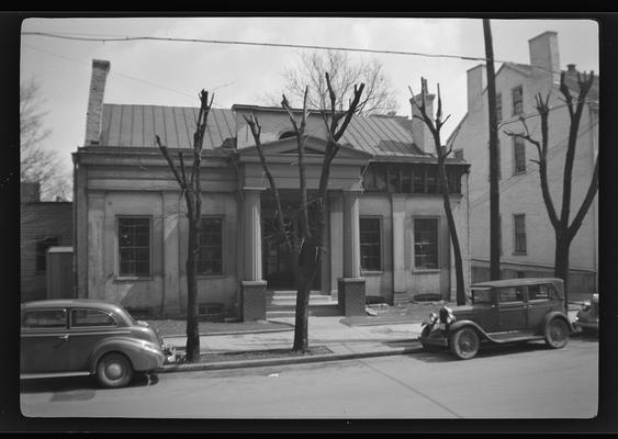 Jacob Ashton House, Little Inn, built 1834, now demolished, formerly at 145 East High Street, Lexington, Kentucky in Fayette County