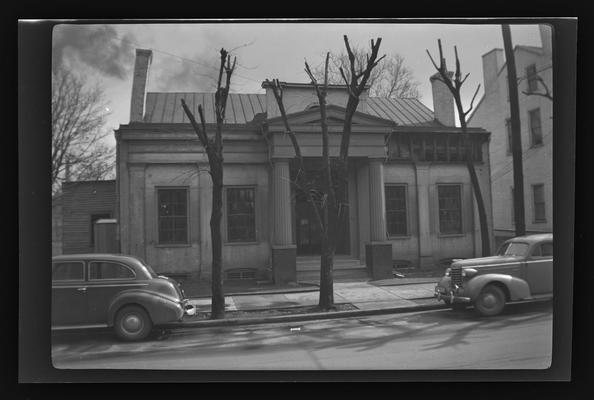 Jacob Ashton House, Little Inn, built 1834, now demolished, formerly at 145 East High Street, Lexington, Kentucky in Fayette County