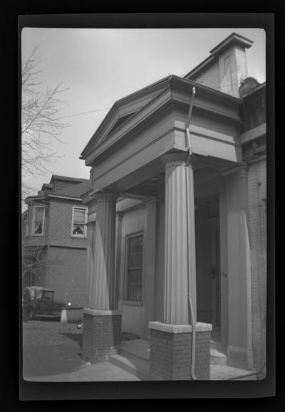 Jacob Ashton House, Little Inn, built 1834, now demolished, formerly at 145 East High Street, Lexington, Kentucky in Fayette County