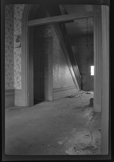 Interior features at the Jacob Ashton House, Little Inn, 145 East High Street, Lexington, Kentucky in Fayette County