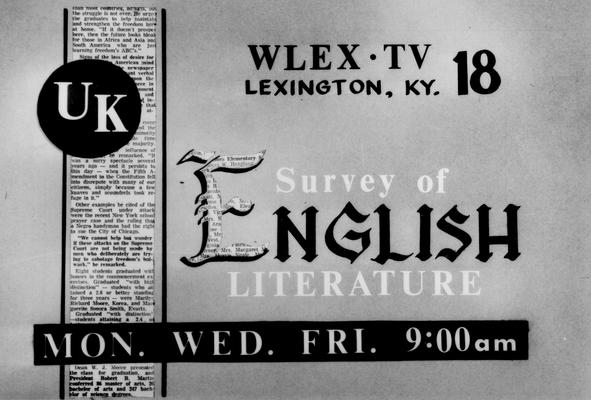 Mock TV billboard for WLEX-TV Channel 18 and UK's 