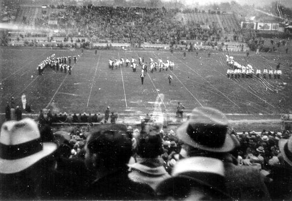 UK Marching Band in formation, Stoll Field