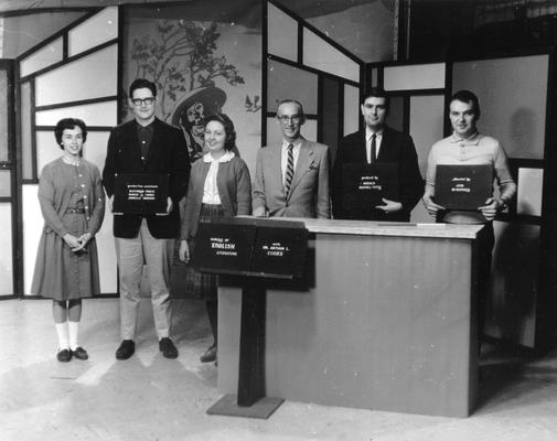 Televised Survey of English Literature Class with Dr. Arthur L. Cooke: production assistants Kathryn White, Robert (Bob) Cooke, Jonelle Simmons: producer Ronald Russell-Tutty: Director Jim McKinney (Duplicate of #209)
