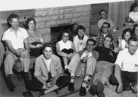 Group of students at a party
