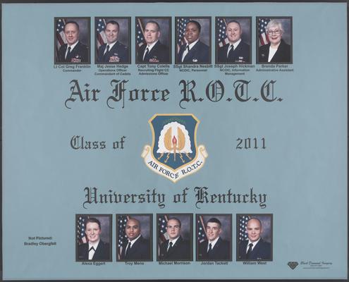 AFROTC composite class photograph, 2011, Lt Col Franklin, Commander