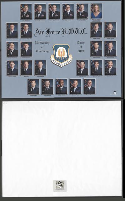 AFROTC composite class photograph, 2020, Col Buss, Commander