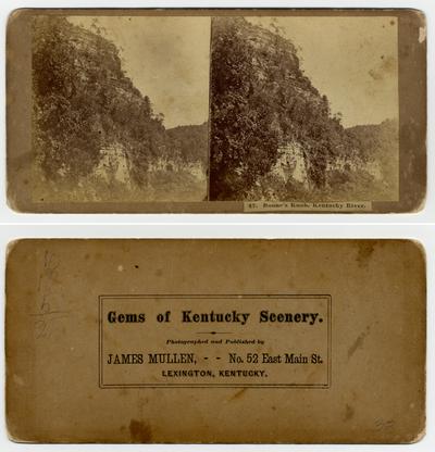 Boone's Knob, Kentucky River; labeled number 47 in an unknown series