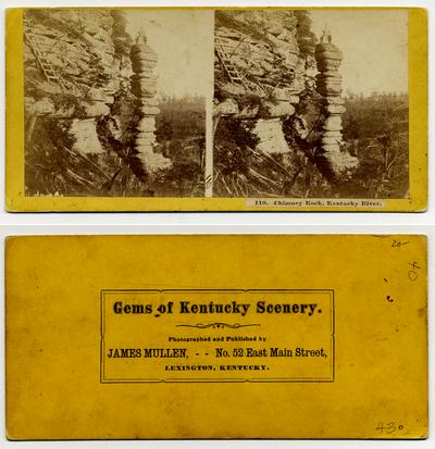 Chimney Rock, Kentucky River; labeled number 110 in an unknown series