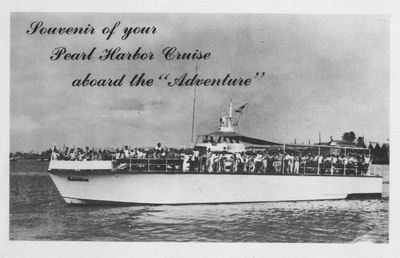 Souvenir cover for ten photos of Pearl Harbor; 