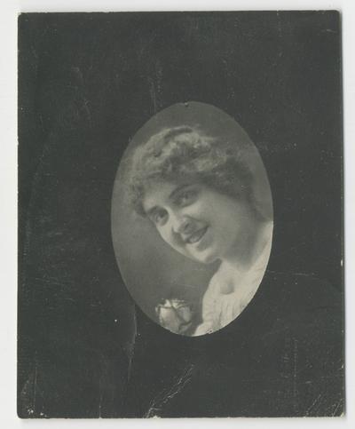 Portrait of an unidentified young woman