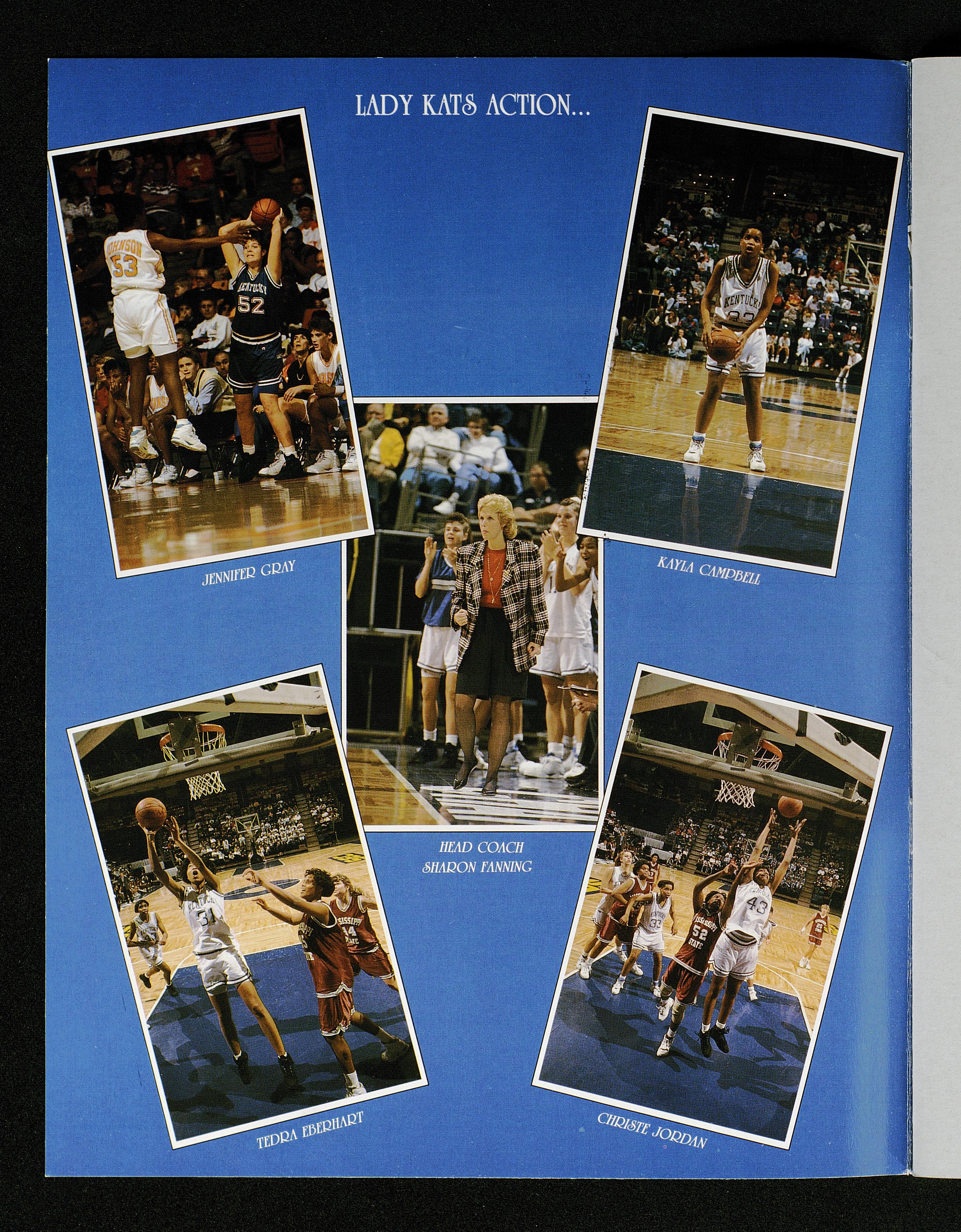 University of Kentucky women's basketball (Lady Kats) facts book 