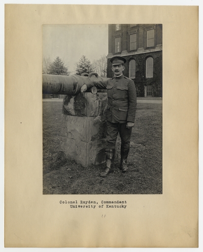 Colonel Royden, Commandant, University of Kentucky