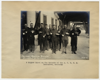 A supper squad on the grounds of the K.T.H.B.A. Lexington, KY