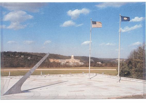 The Kentucky Vietnam Veteran's Memorial. (Handwritten verso reads: 