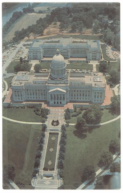 Aerial view of State Capitol and Annex