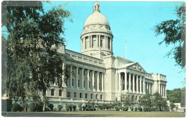 The State Capitol., Frankfort, Ky. Erected in 1909, is among the finest in the United States