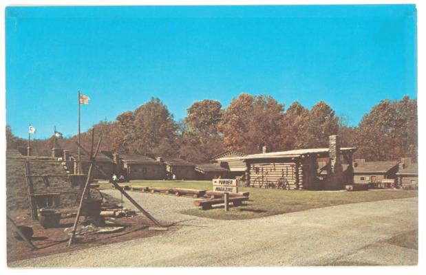 Inside view of Fort Boonesborough, Richmond, Kentucky