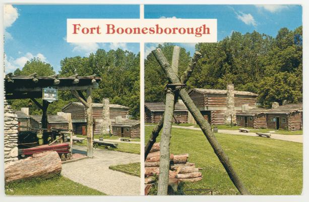 Fort Boonesborough State Park near Richmond and Winchester, Kentucky