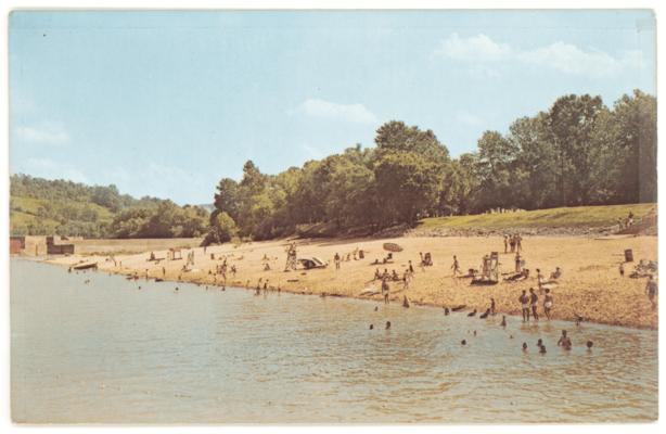 Fort Boonesborough Beach, Fort Boonesborough State Park Showing River Lock on Kentucky River