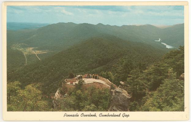 Cumberland Gap National Historical Park, Kentucky-Virginia-Tennessee. (Printed verso reads: 