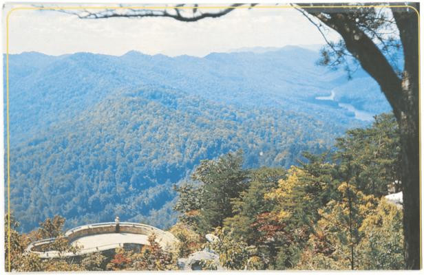 Cumberland Gap National Histocial Park, Kentucky-Virginia-Tennessee. (Printed verso reads: 