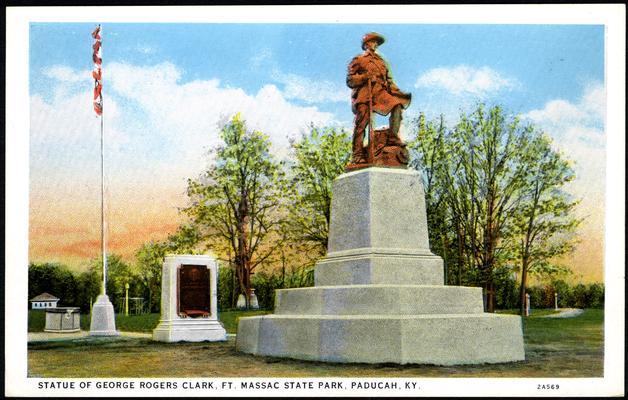 Statue Of George Rogers Clark, Ft. Massac State Park