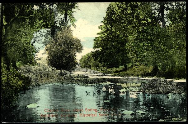 Chaplin River above Spring, Perryville Battlefield. Kentucky Historical Series No. 2