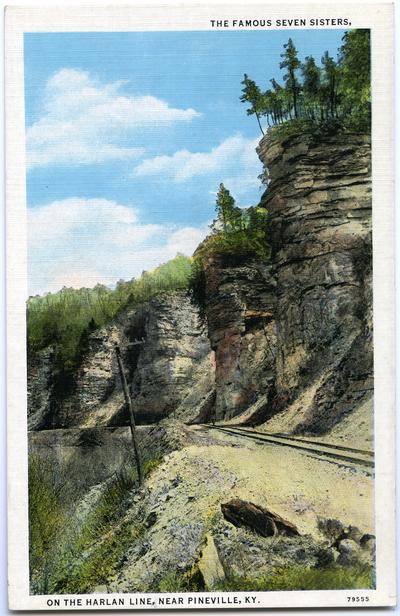 The Famous Seven Sisters On The Harlan Line, Near Pineville, KY