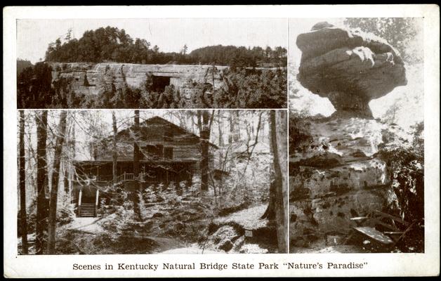 Scenes in Kentucky Natural Bridge State Park 
