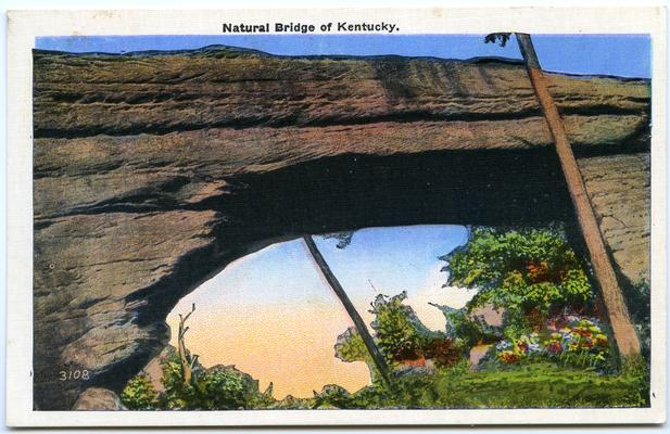 Natural Bridge of Kentucky. 4 copies