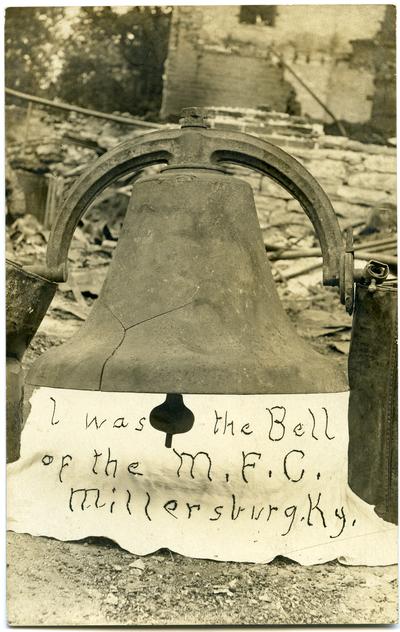 I was the Bell of the M.F.C., Millersburg, Ky