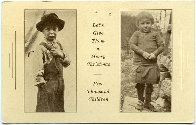 Let's Give Them a Merry Christmas - Five Thousand Children. 2 copies