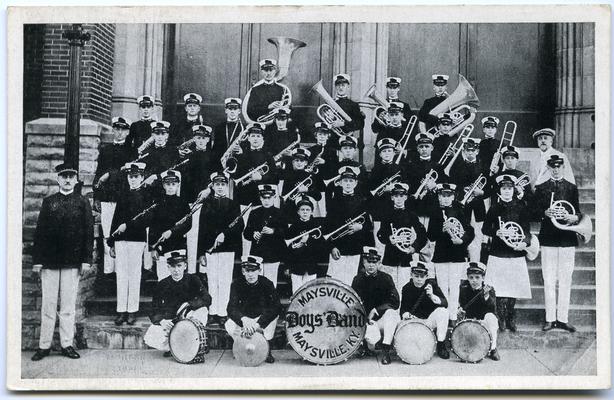 Maysville Boys' Band. (Printed verso reads: 
