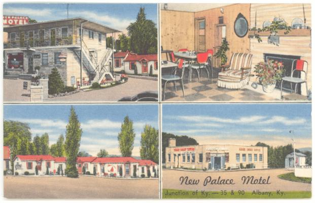 New Palace Motel. (Printed verso reads: 