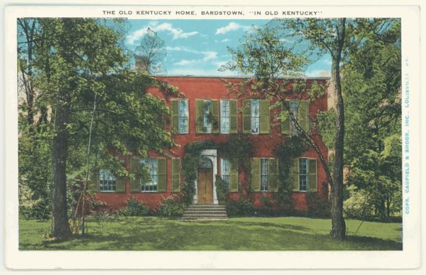 The Old Kentucky Home, Bardstown, 