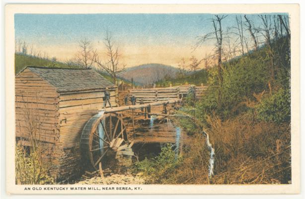 An Old Kentucky Water Mill Near Berea