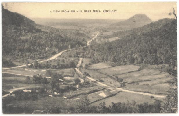 A View From Big Hill Near Berea, Kentucky