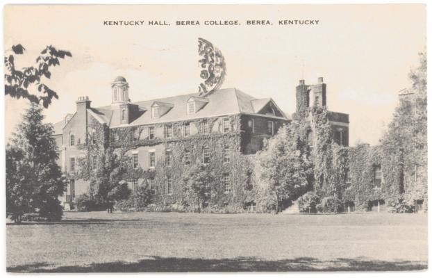 Kentucky Hall, Berea College. (Printed verso reads: 
