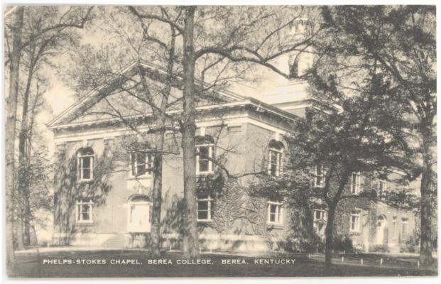 Phelps-Stokes Chapel, Berea College. (Printed verso reads: 