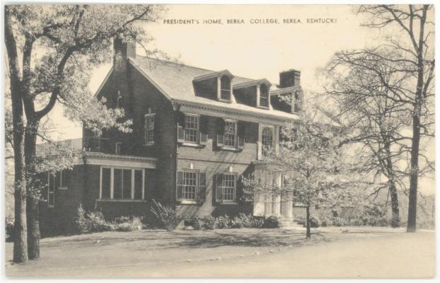 President's Home, Berea College. (Printed verso reads: 