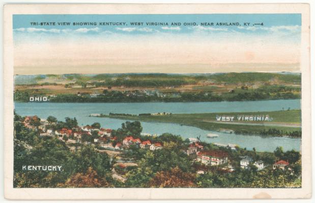 Near Ashland - Tri-State view, showing Kentucky, West Virginia, and Ohio