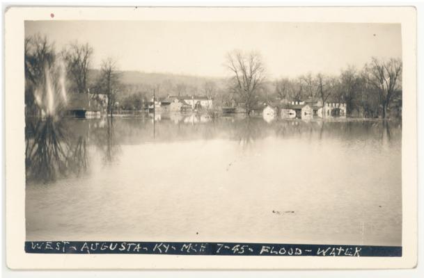 West Augusta, Ky, March 7, '45, Flood Water