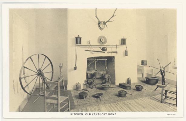 Kitchen, My Old Kentucky Home. (Printed verso reads: 